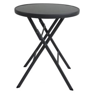 ModernHOME Kerti összecsukható asztal 60 cm fekete, SC-091