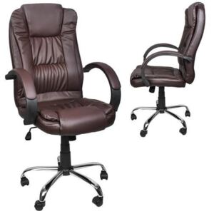 ISO Irodai szék ECO bőrbarna, 8985
