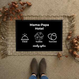 Mama-Papa hotel feliratos – Flat Standard lábtörlő több méretben