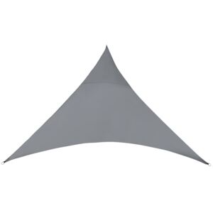 [en.casa]® Napvitorla árnyékoló háromszög vízlepergető 5m x 5m x 5m sötétszürke
