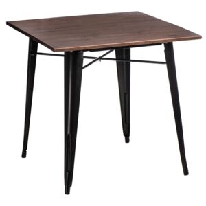 Paris Wood asztal fekete - dió