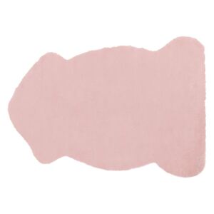 Rózsaszín Eko-Nyúlszőr Szőnyeg 60 x 90 cm UNDARA