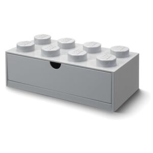 Double szürke asztali fiókos tárolódoboz - LEGO®