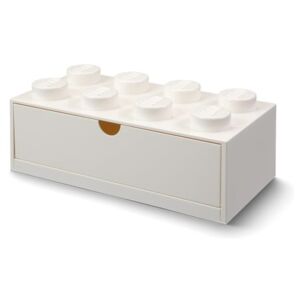 Double fehér asztali fiókos tárolódoboz - LEGO®