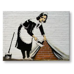 Vászonkép Kedvezmény 60 % Street ART  Banksy 80x120 cm XOBBA027O1/24h
