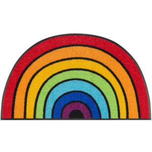 Rainbow szivárványos, félkör alakú lábtörlő