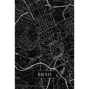 Brno black térképe