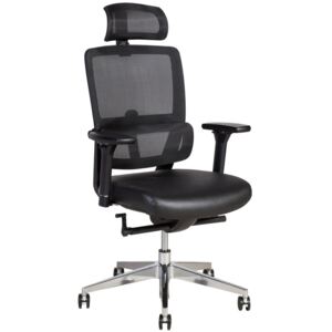 Irodai szék RC998 65.5x61x108cm Fekete