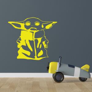Falmatrica GLIX - Baby Yoda Sárga 70x60 cm