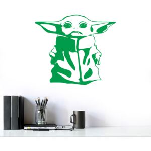 Falmatrica GLIX - Baby Yoda Zöld 40x35 cm