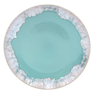 Taormina türkiz agyagkerámia tányér, ⌀ 27 cm - Casafina