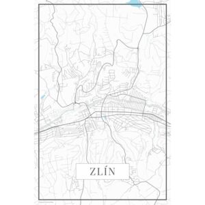 Zlin white térképe