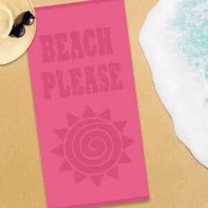 Beach rózsaszín strandtörölköző