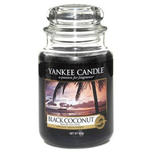 Yankee Candle Classic nagy - Fekete kókusz, 623 g