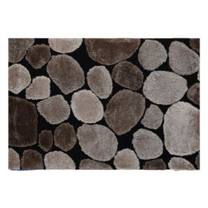 PEBBLE barna polyester szőnyeg 140x200cm