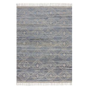 Lissie kék pamut szőnyeg, 160 x 230 cm - Flair Rugs