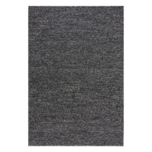 Minerals sötétsszürke gyapjú szőnyeg, 160 x 230 cm - Flair Rugs