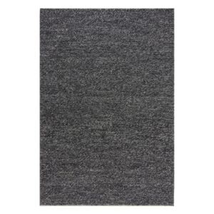 Minerals sötétsszürke gyapjú szőnyeg, 160 x 230 cm - Flair Rugs