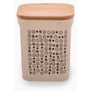 Lunasol - Szögletes tároló doboz fedéllel 1050 ml - Bamboo Fiber (593062)