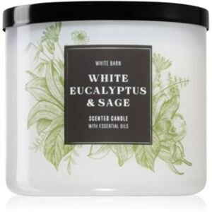 Bath & Body Works White Eucalyptus & Sage illatos gyertya I. 411 g