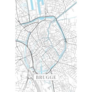 Brugge white térképe