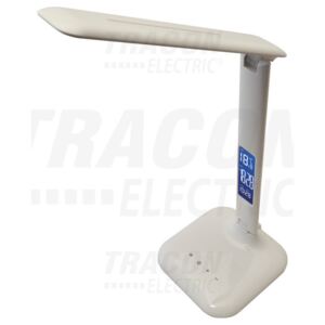 Tracon LALD4W LED asztali lámpa, szabályozható fényerő és színhőmérséklet, LCD kijelző, 100-240 V, 50 Hz, 4 W, 2700-6000 K