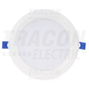 Tracon LED-DLS-12NW, Kompakt beépíthető LED mélysugárzó SAMSUNG chippel 230 VAC; 12W; 960lm; D=170 mm, 4000 K; IP20