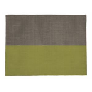 Stripe bézs-zöld tányéralátét, 33 x 45 cm - Tiseco Home Studio