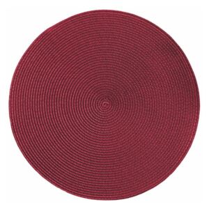 Round Chambray piros kerek tányéralátét, ø 38 cm - Tiseco Home Studio