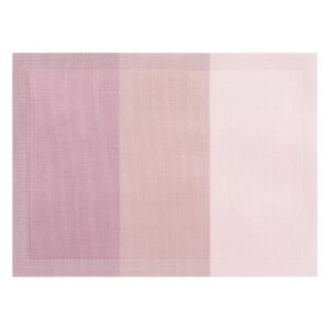 Jacquard rózsaszín-lila tányéralátét, 45 x 33 cm - Tiseco Home Studio