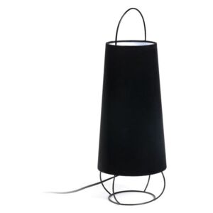 Belana fekete asztali lámpa, magassága 20 cm - La Forma
