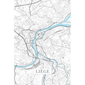 Liege white térképe