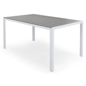 Kültéri asztal VG4455 90x150x74cm Fehér + szürke