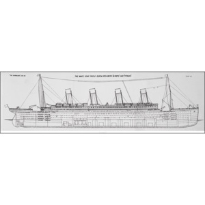 Titanic - Plans B Festmény reprodukció, (95 x 33 cm)