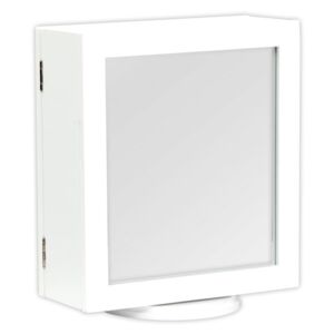 Specchio fehér tükrös ékszertartó állvány, 30 x 35 cm - Mauro Ferretti