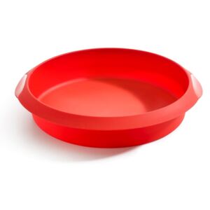 Piros szilikon sütőforma, ⌀ 20 cm - Lékué
