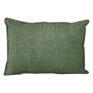 Lino Moss zöld díszpárna, 35 x 50 cm - Linen Couture