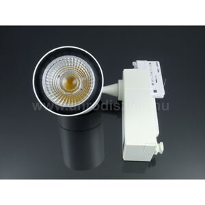 V-TAC Sínes COB LED lámpa (3F) - 35W (12-24°) hideg fehér (VT) - Utolsó darab!