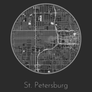 St. Petersburg térképe, Nico Friedrich
