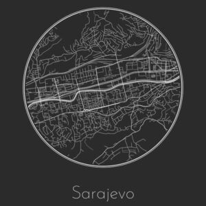 Sarajevo térképe, Nico Friedrich