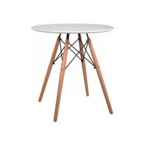 Étkezőasztal, szín: bükkfa | fehér GAMIN New 60