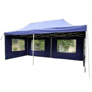 Összecsukható kerti sátor PROFI 3 x 6 m - kék