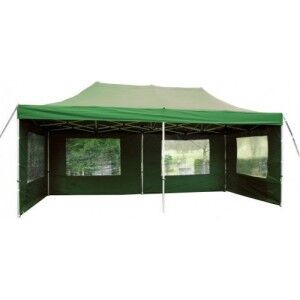 Összecsukható kerti sátor PROFI 3 x 6 m - zöld