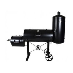 Kerti grill XXL mozdony külön füstőlővel