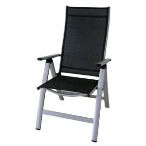 Összecsukható kerti szék LONDON - fekete