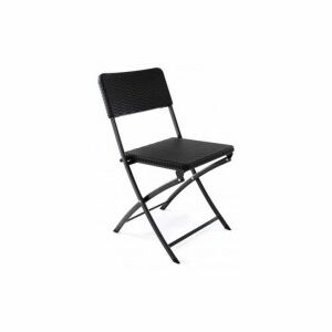 Kerti összecsukható szék GARTHEN - fekete