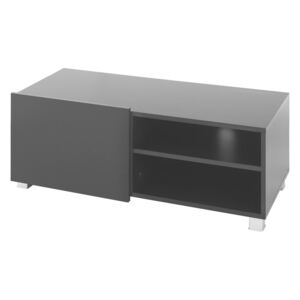 GORDIA 1D TV asztal, 38x100x43 cm, fekete