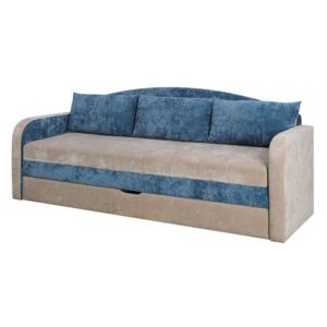 TENUS kinyitható kanapé, 86x208x75 cm cm, santana/kék