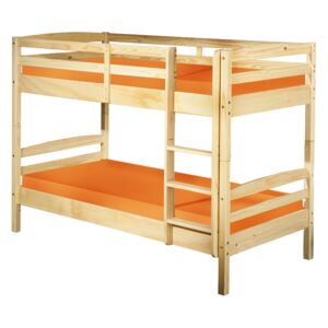 INT-Salvador fenyő emeletes ágy gyerekszobába (ágyráccsal)