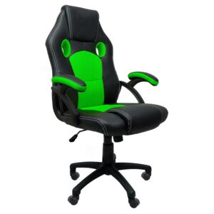 SBS Extreme X3 Gamer szék - fekete-zöld